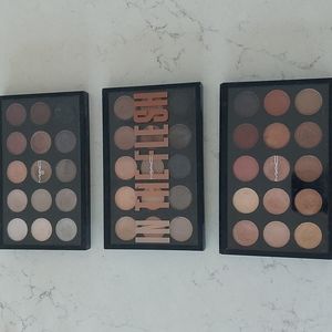 Three MAC eyeshadow palettes